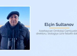 Su-bataqlıq əraziləri biomüxtəliflik cəhətdən çox zəngin ərazilərdir Azərbaycan Ornitoloji Cəmiyyətinin direktoru, biologiya üzrə fəlsəfə doktoru Elçin Sultanov