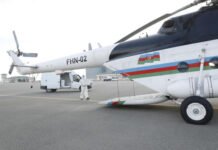 Azərbaycanda helikopter vasitəsilə vəhşi heyvanlar arasında quduzluq xəstəliyinə qarşı növbəti peyvəndləmə aparılır Fövqəladə Hallar Nazirliyi