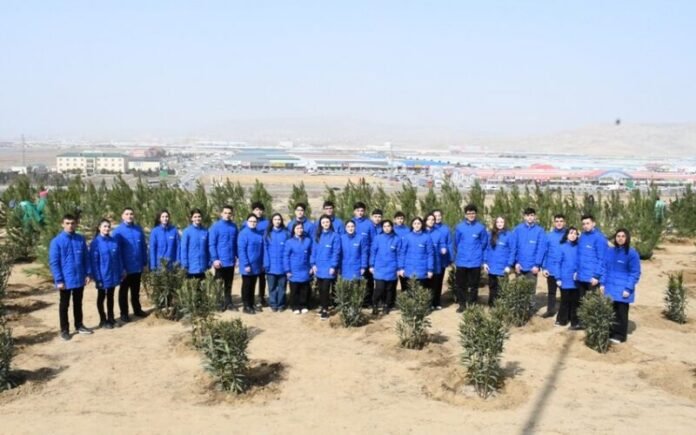 Bakı Şəhər İcra Hakimiyyəti ağacəkmə aksiyası keçirib