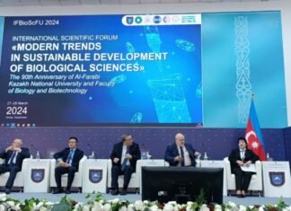Dendrologiya İnstitutunun nümayəndələri beynəlxalq tədbirdə iştirak edirlər Qazaxıstan Respublikası Elm və Ali Təhsil Nazirliyi Əl-Farabi adına Qazax Milli Universitetində “Biologiya elmlərinin davamlı inkişafında müasir trendlər” mövzusunda beynəlxalq konfrans