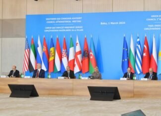 Bakıda Cənub Qaz Dəhlizi Məşvərət Şurası çərçivəsində nazirlərin 10-cu və Yaşıl Enerji Məşvərət Şurası çərçivəsində nazirlərin 2-ci iclasları keçirilir Prezident İlham Əliyev tədbirdə çıxış edib Cənub Qaz Dəhlizi Məşvərət Şurası çərçivəsində nazirlərin 10-cu və Yaşıl Enerji Məşvərət Şurası çərçivəsində nazirlərin 2-ci iclasları