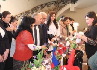 Qəbələdə ətraf mühitin qorunmasına həsr edilən əl işləri nümayiş olunub Qəbələdə ətraf mühitin qorunmasına həsr edilən əl işləri nümayiş olunub