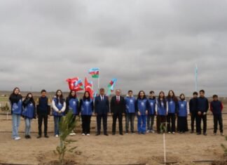 Samuxda 2000 ağac və 1000 ədəd gül kolu əkilib Samuxda “Yaşıl dünya naminə həmrəylik ili” çərçivəsində Çanaqqala Zəfərinin 109-cu ildönümünə həsr olunmuş ağacəkmə aksiyası