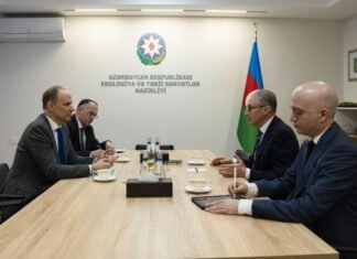 İsveçrənin ölkəmizdəki səfiri ilə COP29 ətrafında fikir mübadiləsi aparılıb İsveçrə Konfederasiyasının Azərbaycan Respublikasındakı fövqəladə və səlahiyyətli səfiri Tomas Ştəli və ekologiya və təbii sərvətlər naziri Muxtar Babayev