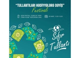 Bakıda “Tullantıları hədiyyələrə dəyiş” festivalı keçiriləcək “Tullantıları hədiyyələrə dəyiş” festivalı