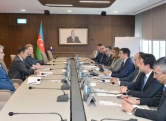 COP29 çərçivəsində AQEM-lə tərəfdaşlıq imkanları müzakirə edilib İqtisadiyyat nazirinin birinci müavini Elnur Əliyev Asiyada Qarşılıqlı Fəaliyyət və Etimad Tədbirləri üzrə Müşavirənin (AQEM) Baş katibi Kayrat Sarıbayla görüşüb