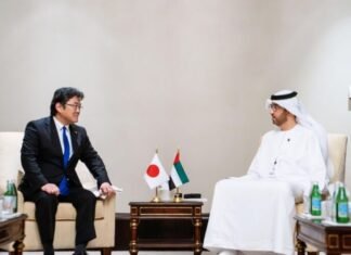 Sultan Əl-Cabir COP29 iqlim maliyyələşdirməsi üzrə icra planını müzakirə edib BMT-nin İqlim Dəyişikliyi üzrə Çərçivə Konvensiyasının Tərəflər Konfransının 28-ci sessiyasının (COP28) Prezidenti Sultan Əl-Cabir Yaponiya parlamentində iqtisadiyyat, sənaye və ticarət nazirinin müavini Yosido Nobuhiro