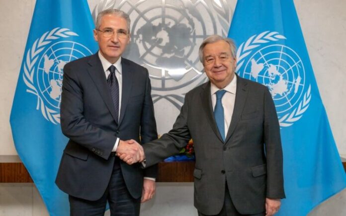 COP29-un prezidenti Muxtar Babayev və BMT-nin Baş katibi Antoniu Quterriş