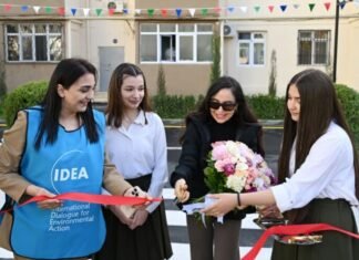 Bakıda Leyla Əliyevanın iştirakı ilə növbəti abad həyətlər sakinlərin istifadəsinə verilib Heydər Əliyev Fondunun vitse-prezidenti, “IDEA” İctimai Birliyinin təsisçisi və rəhbəri Leyla Əliyeva