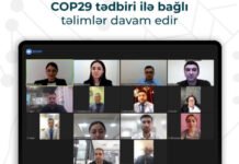 COP29-la əlaqədar ticarət və ictimai iaşə müəssisələrinin əməkdaşları üçün təlim keçirilib COP29-la əlaqədar ticarət və ictimai iaşə müəssisələrinin əməkdaşları üçün təlim