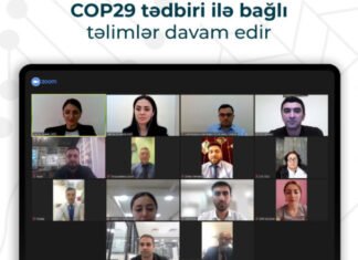 COP29-la əlaqədar ticarət və ictimai iaşə müəssisələrinin əməkdaşları üçün təlim keçirilib COP29-la əlaqədar ticarət və ictimai iaşə müəssisələrinin əməkdaşları üçün təlim