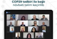 Qida Təhlükəsizliyi Agentliyi COP29 tədbiri ilə bağlı növbəti təlim keçirib Qida Təhlükəsizliyi Agentliyi COP29 tədbiri