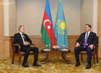 Ceyhun Bayramov: COP29 əməkdaşlıq üçün yeni platformadır Azərbaycan Respublikasının xarici işlər naziri Ceyhun Bayramov və Qazaxıstanın Baş nazirinin müavini, xarici işlər naziri Murat Nurtleu