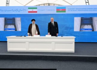 Azərbaycan və İran prezidentlərinin iştirakı ilə “Xudafərin” hidroqovşağının istismara verilməsi və “Qız Qalası” hidroqovşağının açılış mərasimi keçirilir Azərbaycan Respublikasının Prezidenti İlham Əliyevin və İran İslam Respublikasının Prezidenti Seyid İbrahim Rəisi