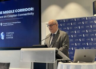 COP29-un Azərbaycanda keçirilməsi Orta Dəhlizin də inkişafına təkan verəcək Xəzər Siyasət Mərkəzi tərəfindən Londonda təşkil edilmiş Orta Dəhlizdən maksimum faydalanmağa həsr olunmuş konfrans