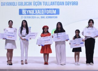“Tullantıdan dəyərə” rəsm müsabiqəsinin qalibləri mükafatlandırılıblar “Tullantıdan dəyərə” rəsm müsabiqəsi qalibləri