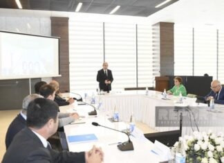 Ağdamda bərk məişət tullantılarının idarə olunması ilə bağlı müzakirələr aparılır Ağdamda bərk məişət tullantılarının idarə olunması ilə bağlı müzakirələr aparılır