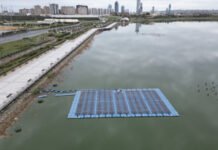 Böyükşor gölü üzərində 100 kVt gücündə pilot günəş enerjisi qurğusu istismara verilib Böyükşor gölü