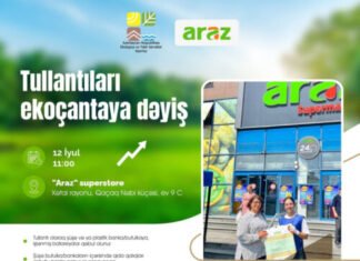 İlin ilk “Tullantıları ekoçantaya dəyiş” aksiyası keçiriləcək “Tullantıları ekoçantaya dəyiş” aksiyası