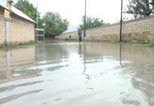 Qəbələnin Uludaş kəndində 80 təsərrüfat su altında qalıb Qəbələnin Uludaş kəndi