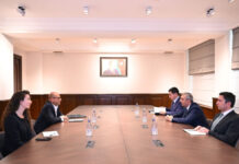 Prezident Administrasiyasının rəhbəri Samir Nuriyev BMT-nin İqlim Dəyişmələri üzrə Çərçivə Konvensiyasının icraçı katibi ilə görüşüb Azərbaycan Respublikası Prezidenti Administrasiyasının rəhbəri, COP29 üzrə Təşkilat Komitəsinin sədri Samir Nuriyev BMT-nin İqlim Dəyişmələri üzrə Çərçivə Konvensiyasının icraçı katibi Saymon Stil ilə görüşüb