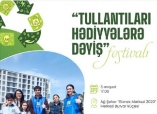 Azərbaycanda növbəti dəfə “Tullantıları hədiyyələrə dəyiş” festivalı keçiriləcək “Tullantıları hədiyyələrə dəyiş” festivalı