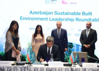 “Azərbaycanın Dayanıqlı Yaşıl Tikinti Bəyannaməsi” imzalanıb “Azərbaycanın Dayanıqlı Yaşıl Tikinti Bəyannaməsi”
