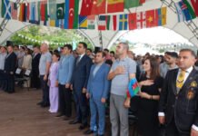 Laçında “Gənclər Yaşıl Dünya Naminə” Diaspor Gənclərinin V Yay Düşərgəsinin rəsmi açılış mərasimi keçirilir Laçında “Gənclər Yaşıl Dünya Naminə” Diaspor Gənclərinin V Yay Düşərgəsinin rəsmi açılış mərasimi