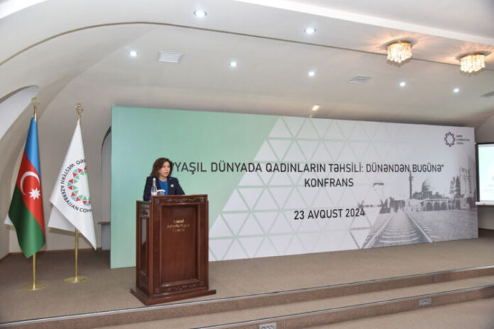 Qərbi Azərbaycan İcmasında “Yaşıl dünyada qadınların təhsili: dünəndən bu günə” mövzusunda konfrans keçirilib