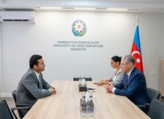 Muxtar Babayev üçüncü “Yüksəliş” müsabiqəsinin qalibi ilə görüşüb Ekologiya və təbii sərvətlər naziri Muxtar Babayev üçüncü “Yüksəliş” müsabiqəsinin qalibi Əsəd Qurbanzadə ilə növbəti görüşü