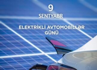 9 sentyabr Ümumdünya Elektrikli Avtomobillər Günüdür Ümumdünya Elektrikli Avtomobillər Günü