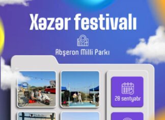 28 sentyabr tarixində Abşeron Milli Parkında “Xəzər festivalı” keçiriləcək “Xəzər festivalı”