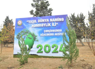 Abşeron rayonunda 16 mindən çox ağac əkiləcək ağacəkmə aksiyası