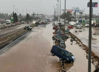 İspaniyada daşqınlar nəticəsində azı 64 nəfər həlak olub İspaniya