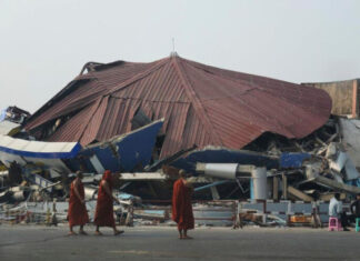 Myanmada zəlzələ nəticəsində ölənlərin sayı 1644-ə çatıb Myanmada zəlzələ