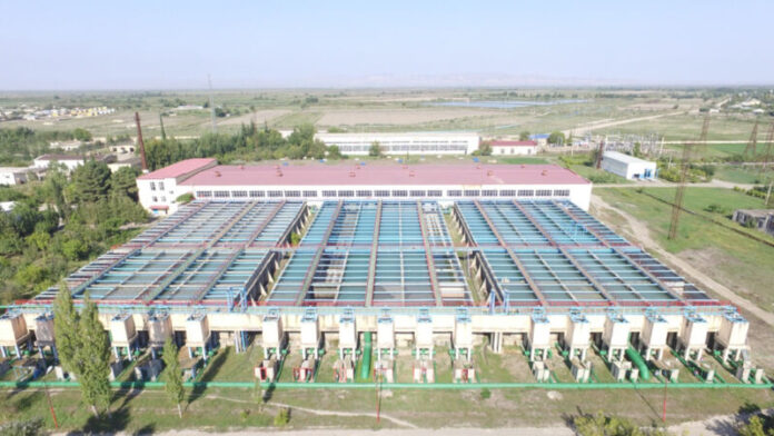 Kür Su Kəmərləri Kompleksinin sutəmizləyici qurğuları