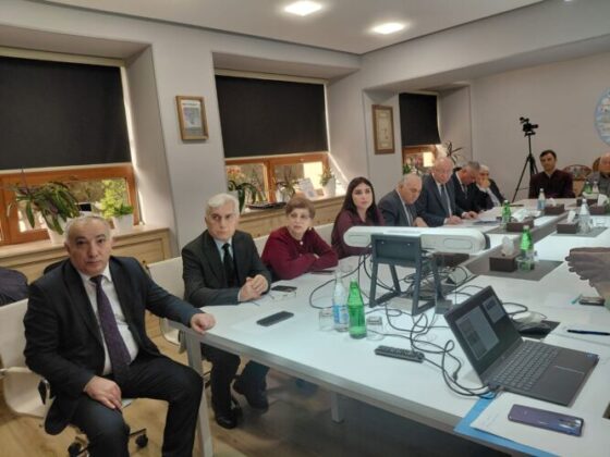 Hacıqabul g&ouml;l&uuml;n&uuml;n m&ouml;vcud vəziyyəti və bərpası yollarına həsr olunmuş dəyirmi masa