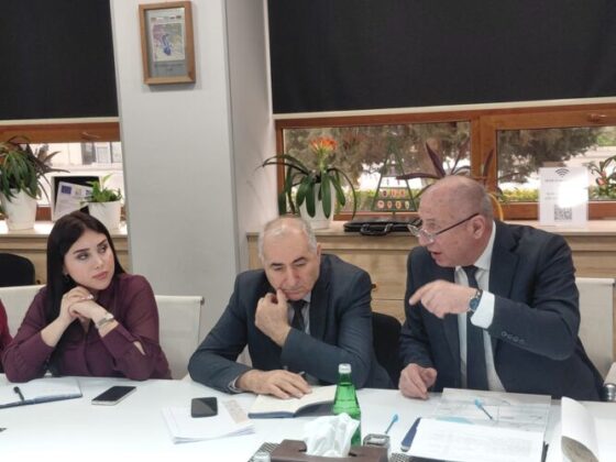 Hacıqabul g&ouml;l&uuml;n&uuml;n m&ouml;vcud vəziyyəti və bərpası yollarına həsr olunmuş dəyirmi masa