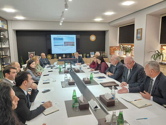 Hacıqabul g&ouml;l&uuml;n&uuml;n m&ouml;vcud vəziyyəti və bərpası yollarına həsr olunmuş dəyirmi masa