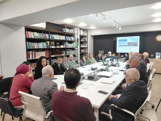 Hacıqabul g&ouml;l&uuml;n&uuml;n m&ouml;vcud vəziyyəti və bərpası yollarına həsr olunmuş dəyirmi masa