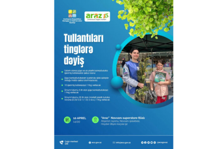 “Tullantıları tinglərə dəyiş” aksiyası