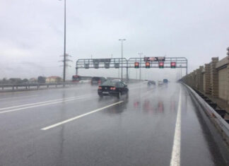 Bakının bir sıra yollarında sürət həddi endirilib sürət həddi